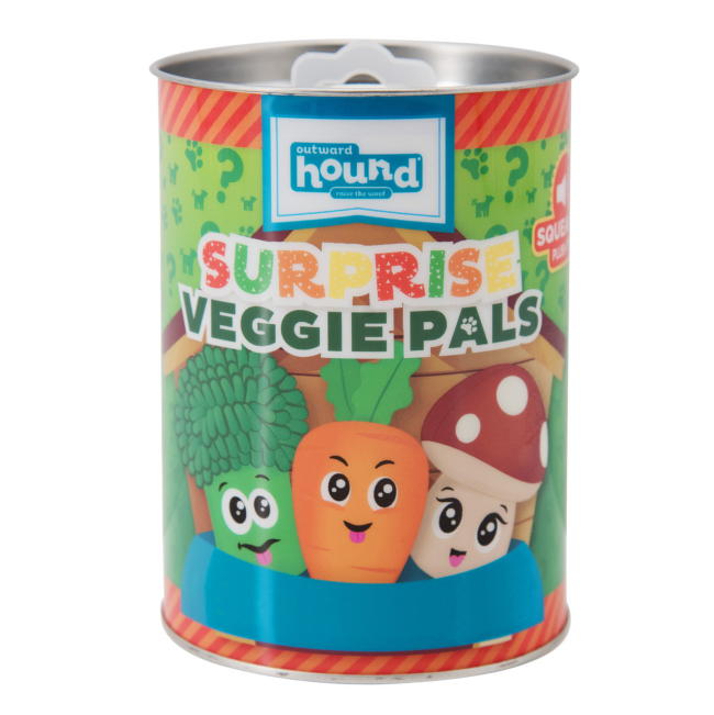 Surprise Veggie Pal Plush Dog Toys