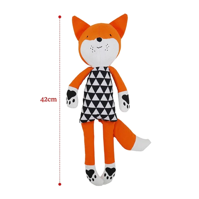 Chubleez Forest Dog Toys mr Fox size chart