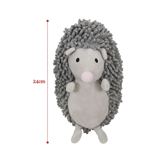 Chubleez Forest Dog Toys hettie hedgehog size chart