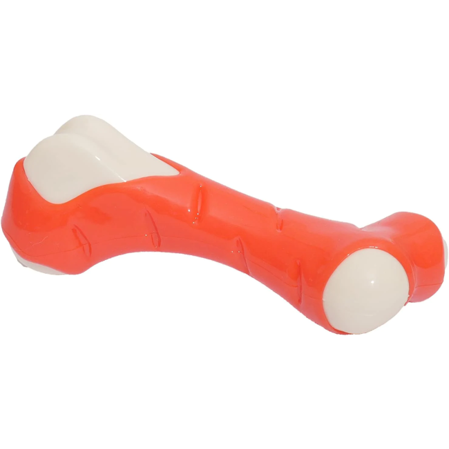 Chicken-Flavoured Bone Dog Chew Toy side view