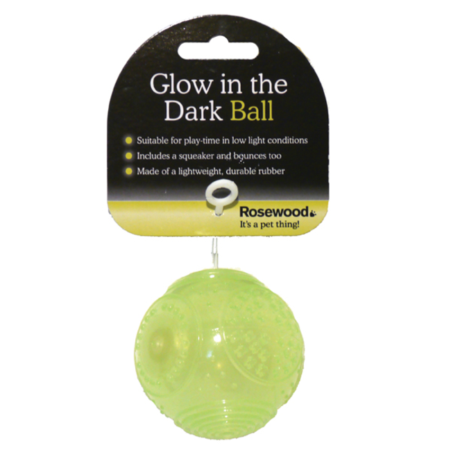 Rosewood Reflective Glow In The Dark Ball in packaging