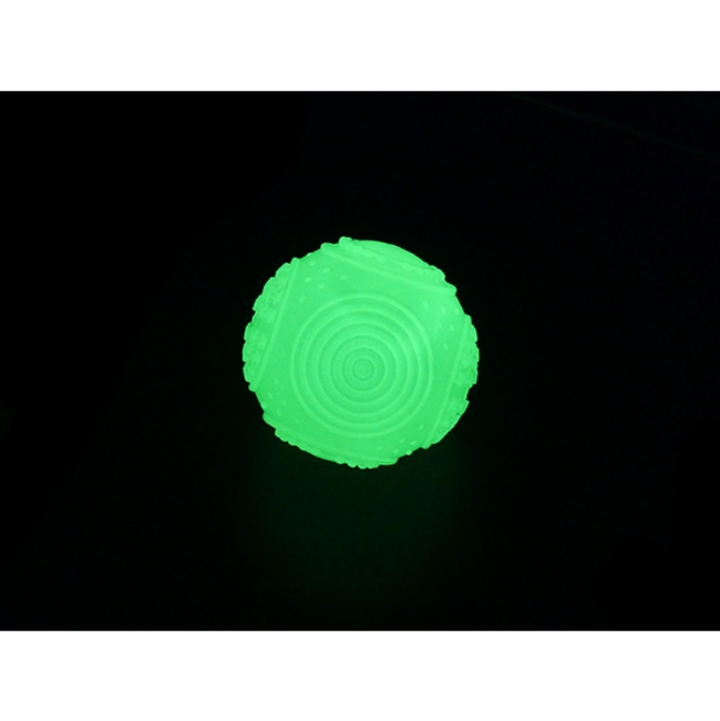 Rosewood Reflective Glow In The Dark Ball glowing in the dark