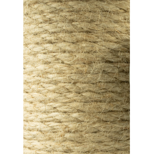 Yenna Cat Scratch Post close up of brown Sisal