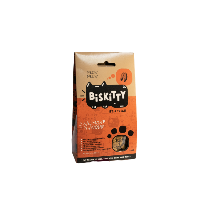 Biskitty salmon flavor close up