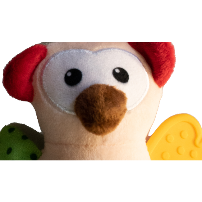 Rosewood Little Nippers Wise Owl close up of fuzzy face
