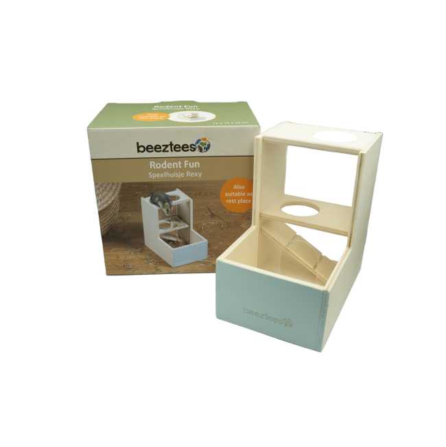Rexy Rodent Playhouse and packaging