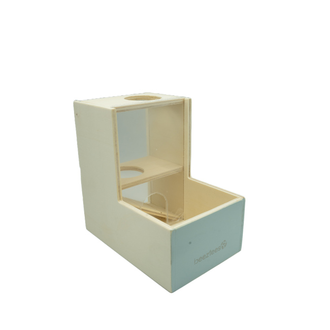 Rexy Rodent Playhouse side view with blue front