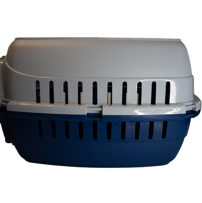 Road Runner Carrier for Small Dogs & Cats side view dark blue