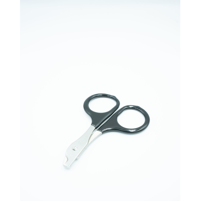 Cat Nail Clipper black handle with metal scissor