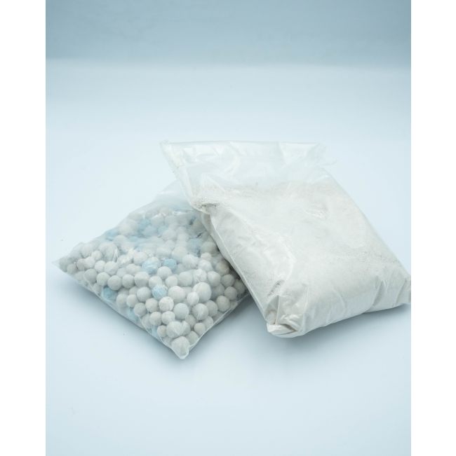 Hamster Potty / Bath Kit sand and pearls that are used for bathing and potty