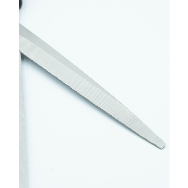Grooming Scissors For Dogs close up of sharp metal side