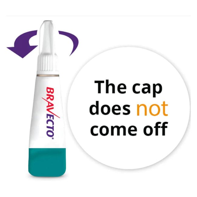 Bravecto Tick & Flea Spot On for Cats pipette with twist cap