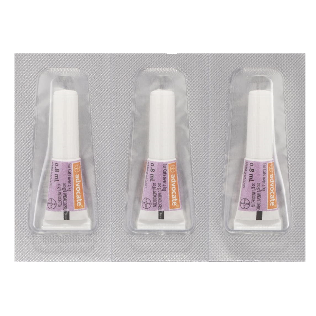 Advocate Mixed Parasite Spot On Treatment for Cats pipettes