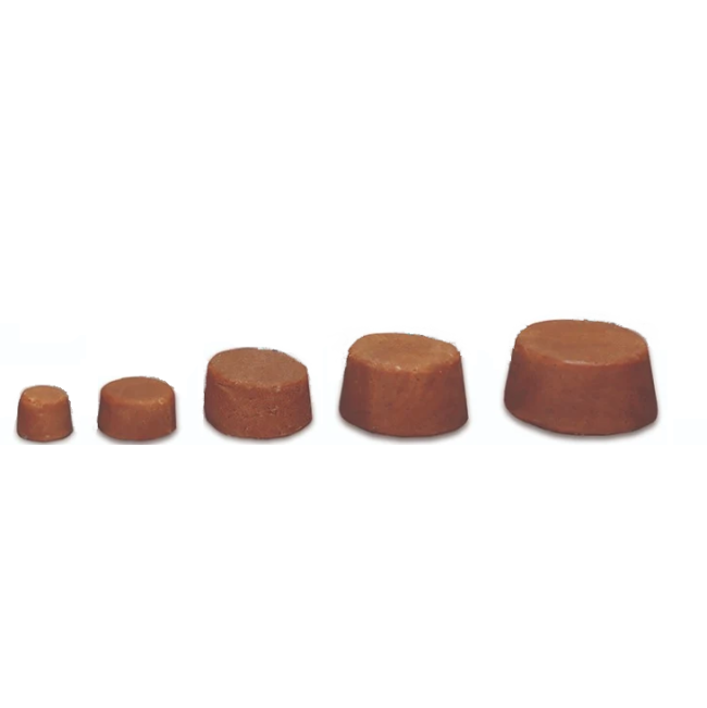 Bravecto Chewable Tick & Flea Tablet for Dogssize of the different chews next to each other