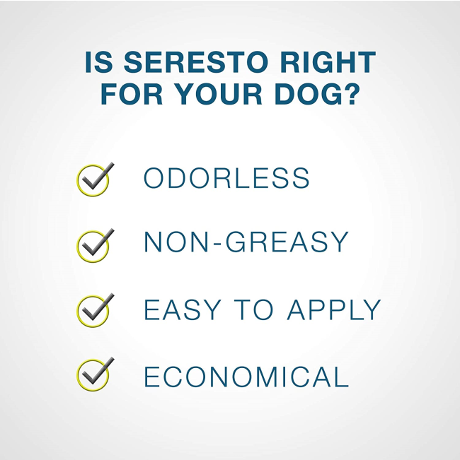 Seresto Tick, Flea & Biting Lice Control Collar for Dogs is it safe for dogs infographic