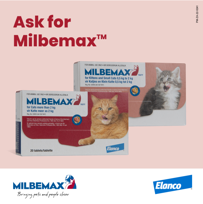 Milbemax Deworming Tablets for Kittens & Small Cats ask for milbemax information picture