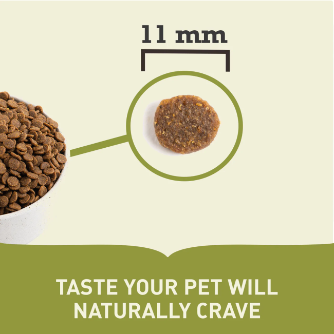 Acana Heritage Adult Small Breed Dog Food size of pellets