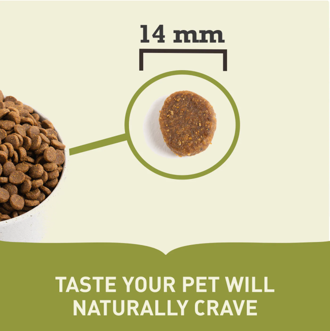 Acana Heritage Senior Dog Food size of pellets