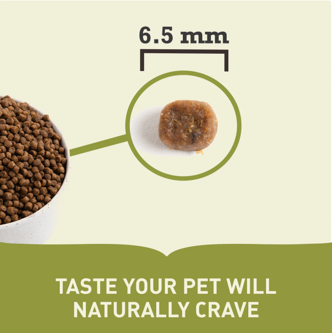 Acana Heritage Small Breed Puppy Food size of pellets