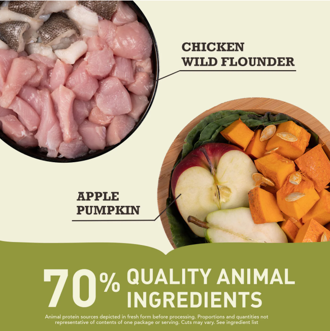 Acana Heritage Small Breed Puppy Food chicken and apple quality ingredients