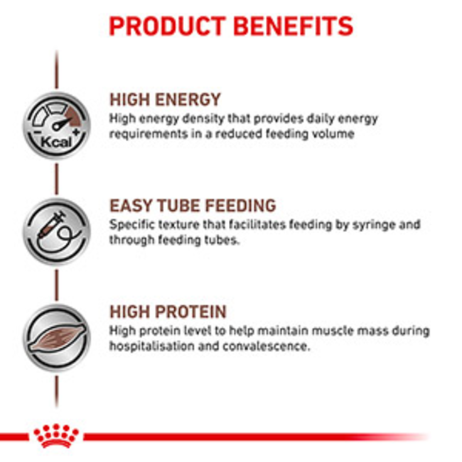 Royal Canin Recovery Tin Adult Wet Dog & Cat Food product benefits
