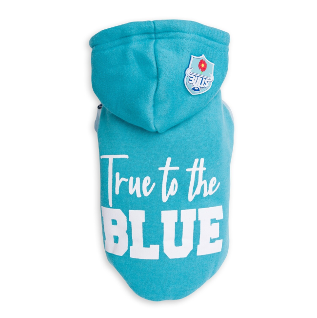 Dog Days Official Bulls Rugby Dog Hoodie blue