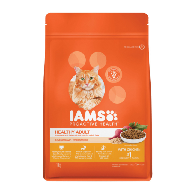 Buy Iams Adult Chicken Cat Food Online ePETstore