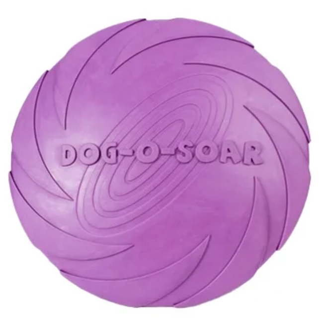 Dog o deals soar rubber frisbee