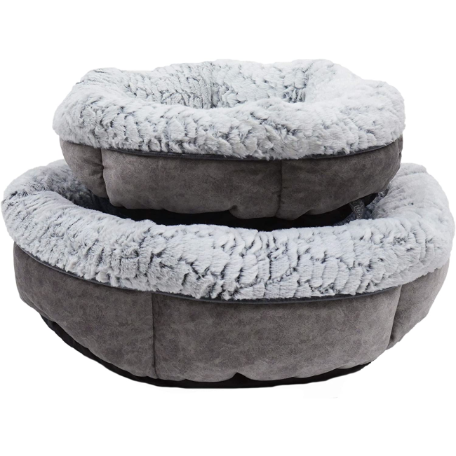 Plush Fleece-Lined Pet Bed small and medium