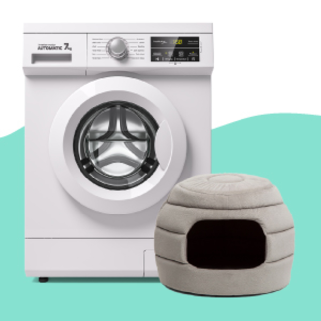 Honeycomb Covered Pet Bed machine washable