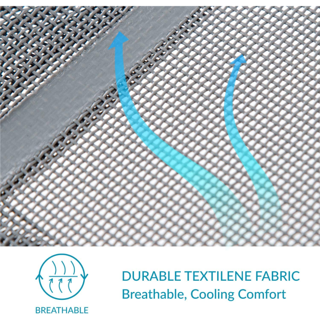 Hound Sleeper Patio Raised Dog Bed information breathable material