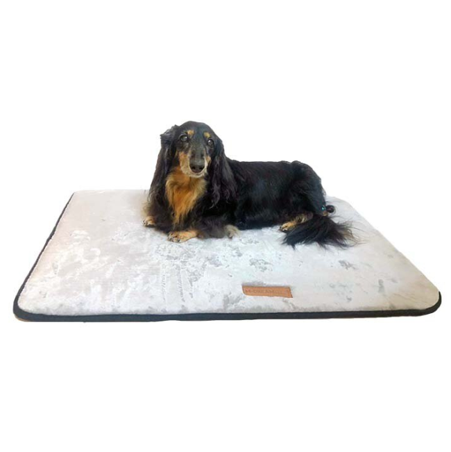 Scilly Mat for Dogs lifestyle one with sausage dog