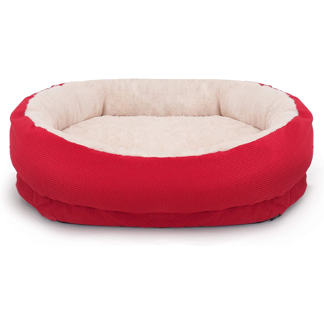 Red Orthopaedic Dog Bed front view