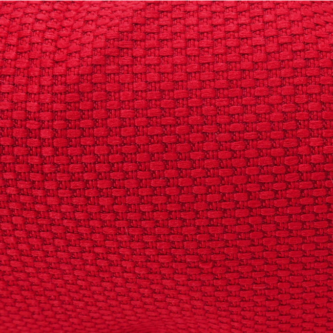 Red Orthopaedic Dog Bed close up of outside red material