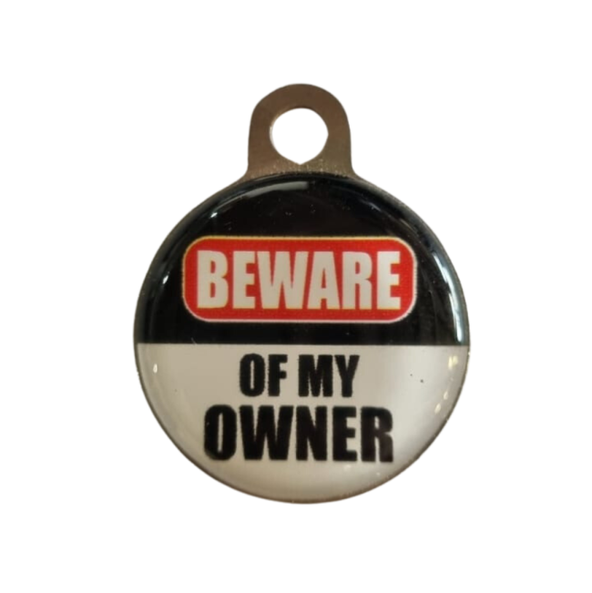 Instant Pet Tags Beware Of My Owner ePETstore