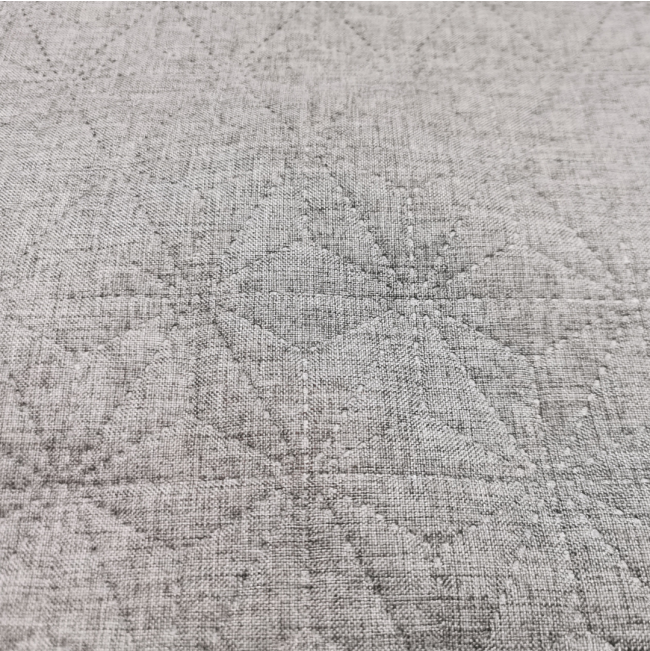 Marltons Pillow Pet Bed material pattern grey in colour