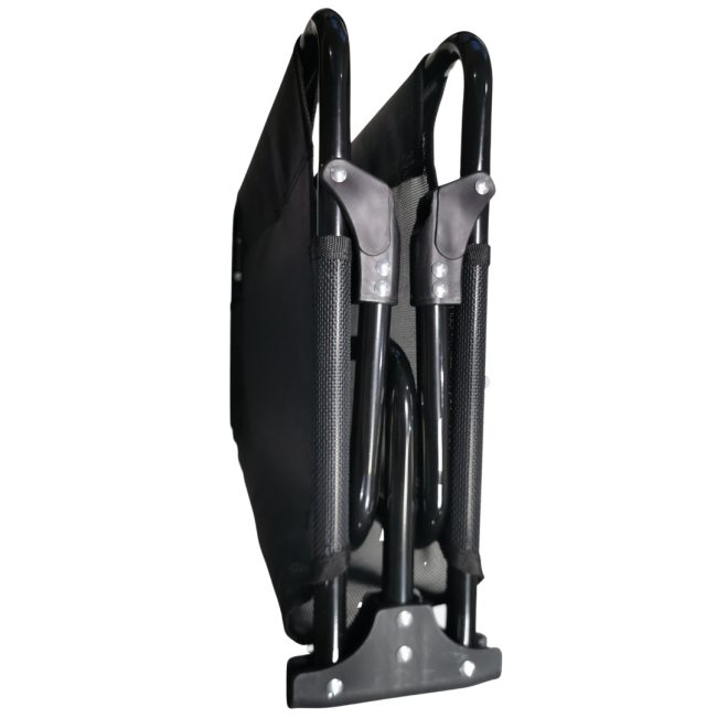Raised Foldable Pet Bed folded side view