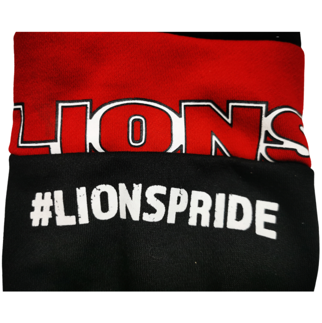 Dog Days Official Lions Pride Rugby Dog Hoodie logo lions pride