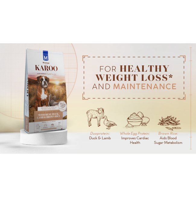 Montego Karoo Targeted Care Metabolic Adult Dog - Duck & Lamb information image