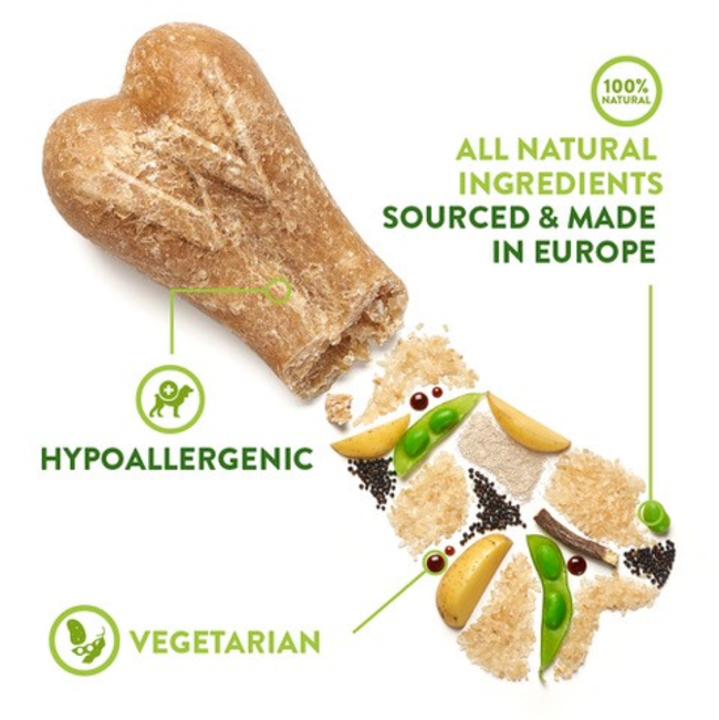 Whimzees Rice Bone Dental Dog Treats all natural and hypoallergenic