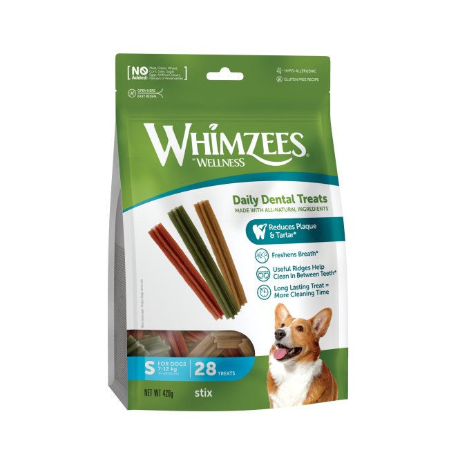Whimzees Stix Dental Dog Treats Value Packs Small 24 Pack