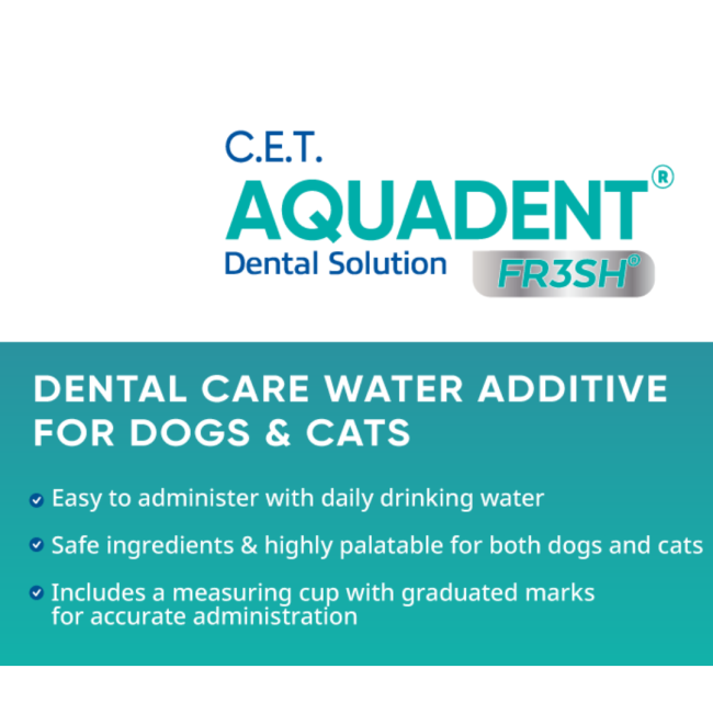 Aquadent Anti-Plaque Solution for Dogs and Cats information picture one