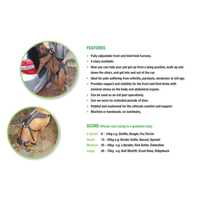 HolisticPet Full Body Dog Harness features