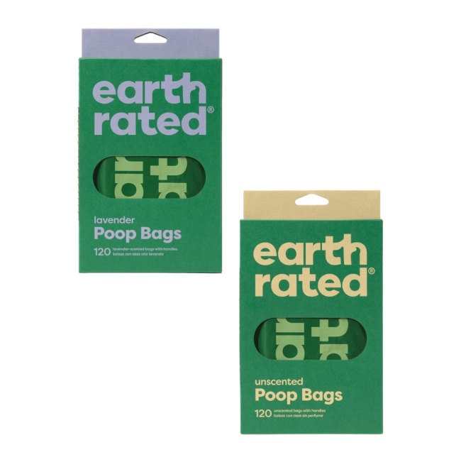 Earth Rated 120 Easy-Tie Degradable Bags lavender and unscented