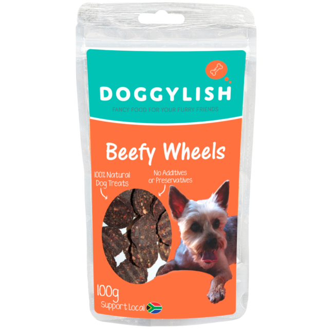 Doggylish Beefy Wheels Dog Treats