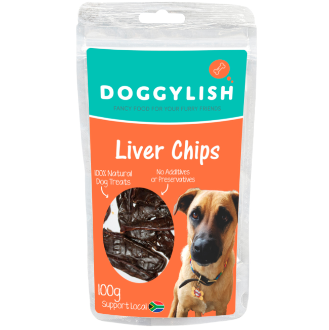 Doggylish Liver Chips Dog Treats