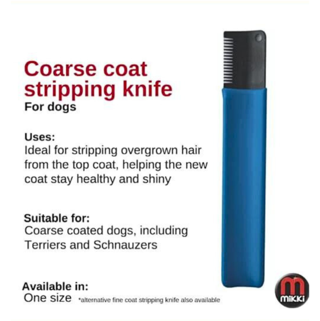 Mikki Classic Stripping Knife coarse coat information