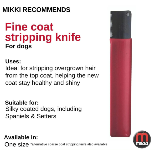 Mikki Classic Stripping Knife fine coat information