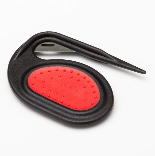 Mikki Matt Splitter close up of handle with red rubber