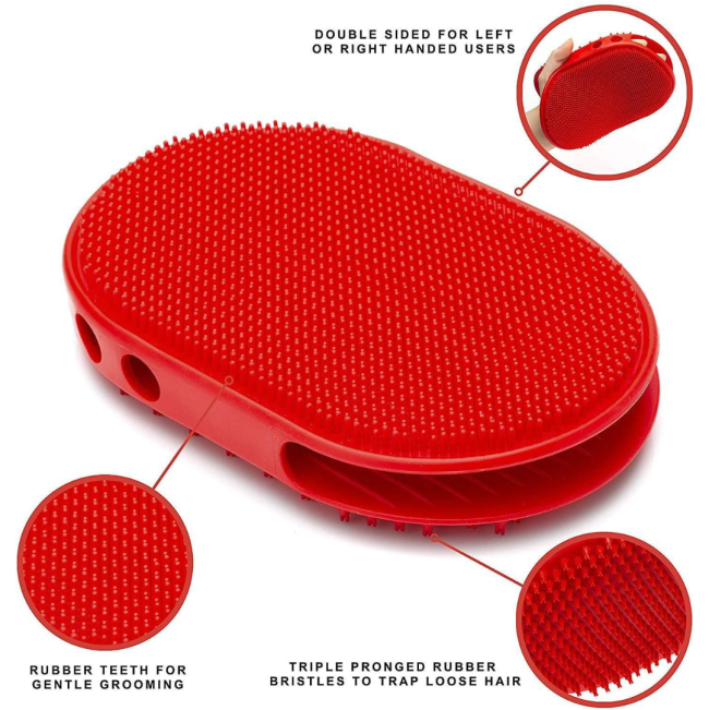 Mikki Rubber Glove feature red rubber material